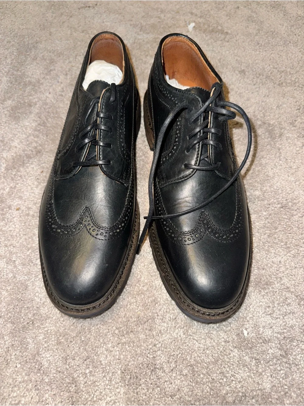Frye James Lug Wingtip Oxfords